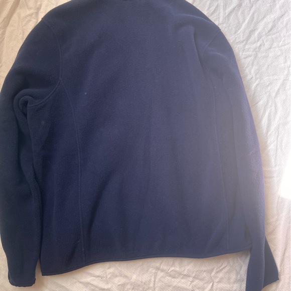 Vintage LL Bean Navy Blue Polartec Fleece Men Size XL - Picture 2 of 11